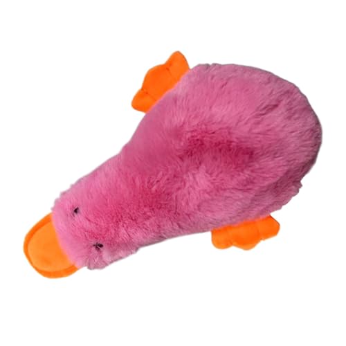 shjxi Squeaky Duck for Dogs, Stuffed Plush Chew Toy, Wear-Resistant Design, Interactive Play, Soft & Safe, for Small Pets, Puppy Training, Gift for Pet Lovers von shjxi