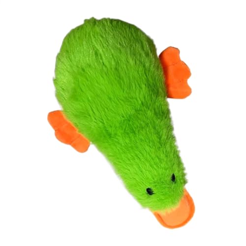 shjxi Squeaky Plush Duck Dog Toy, Small Pets Stuffed Chew Toys, Wear Resistant Animals Chew, Long Lasting and Interactive Plush for Pet Lovers, Friends, 9.45x6.3 Inches von shjxi