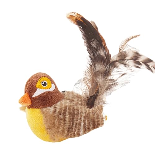 shjxi Zwitscherndes Vogelspielzeug für Katzen, Geräuschvogelspielzeug - Simulation Vogel Katzenspielzeug - Katzenspielzeug für Hauskatzen, interaktives, Geräusche für Katzenübungen shjxi Zwitscherndes Vogelspielzeug für Katzen, Geräuschvogelspielzeug - Simulation Vogel Katzenspielzeug - Katzenspielzeug für Hauskatzen, interaktives, Geräusche für Katzenübungen von shjxi