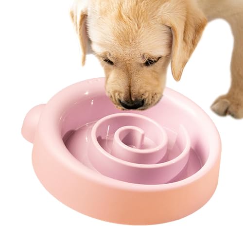 shpuuyy Slow Feed Puzzle Hundenapf | Interaktive Hundefutterschalen - Rutschfester Anti-Erstickungs-Haustiernapf, stabiler langsamer Futternapf für gesundes Essen, langsames Fressen von shpuuyy