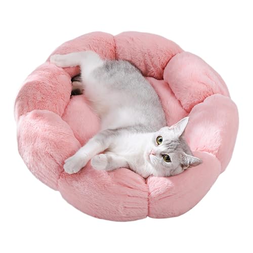 shpuuyy Winter-Katzenbetten, Blumenwarme Katzenhöhle, weiche Katzenbetten, Plüsch-Haustierbetten, waschbar, beruhigendes Katzennest für Indoor-Hunde, kleine Katzen und Haustiere shpuuyy Winter-Katzenbetten, Blumenwarme Katzenhöhle, weiche Katzenbetten, Plüsch-Haustierbetten, waschbar, beruhigendes Katzennest für Indoor-Hunde, kleine Katzen und Haustiere von shpuuyy