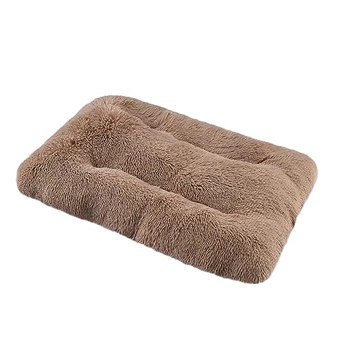 siduytin Hundenest Pamper Pooch, gemütliches und sperriges Plüschkissen, Stoff, Heimtierbedarf, Katzennest, Haustiernest, weich, sperrig und atmungsaktiv, Khaki 50 * 70 * 8cm von siduytin