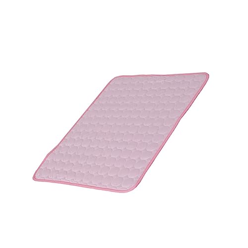 siduytin Hundeunterlage, Katzenmatte, Heimtierbedarf, Welpenkissen, weich, praktisch, universell, faltbar, Design, Mehrfarbig, Sommerdecke, Rosa,60 * 50cm, M von siduytin