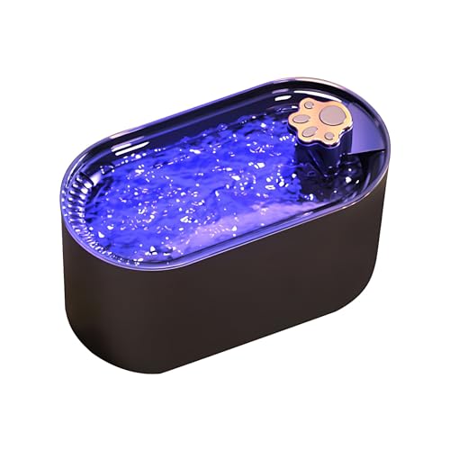 siduytin USB Power Drive Haustier Wasser Brunnen Für Katze Trinken ABS Trinkbrunnen Katzen Wasser Brunnen Wasser Fontain Für Katze, Beleuchteter Sternenhimmel g von siduytin