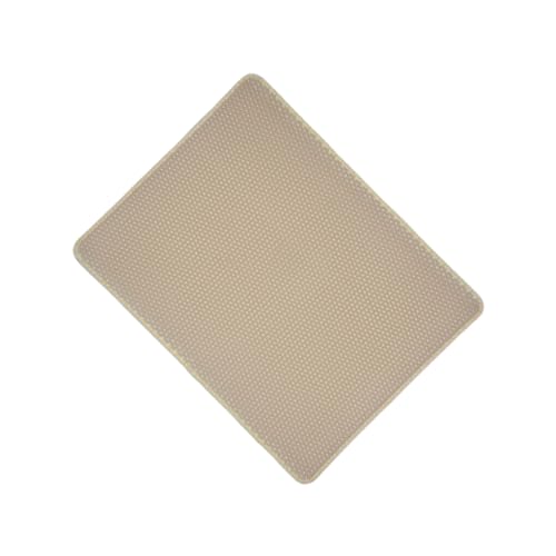 siduytin Weiches und praktisches Katzenzubehör, sicher und ungiftig, leicht zu reinigen, niedliche praktische ABS Katzentoilette, Katzentoilette, Beige, 30 * 30cm von siduytin