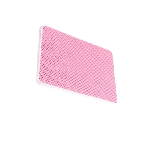 siduytin Weiches und praktisches Katzenzubehör, sicher und ungiftig, leicht zu reinigen, niedliche praktische ABS Katzentoilette, Katzentoilette, Rosa, 30 * 30cm von siduytin