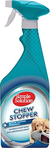 Simple Solution Chew Stopper | Abschreckung für das Welpentraining, um das Lecken und Kauen zu verhindern - 500ml von simple solution