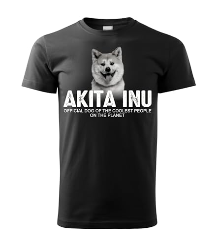 Akita Inu Japan Unisex Shirt Official Dog cool Leute lustig Hundemotiv T-Shirt Größe 3XL von siviwonder