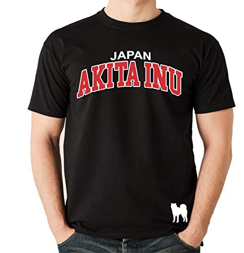 Akita Inu Unisex T-Shirt Extreme Hundemotiv Japan Small Japanese Dog Größe XXL von siviwonder