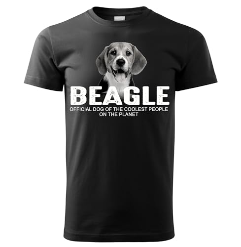 Beagle English Beagel Unisex Shirt Official Dog cool Leute lustig Hundemotiv T-Shirt Größe 3XL von siviwonder