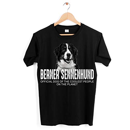 Berner Sennenhund Sennen Unisex Shirt Official Dog cool Leute lustig Hundemotiv T-Shirt Größe 3XL von siviwonder