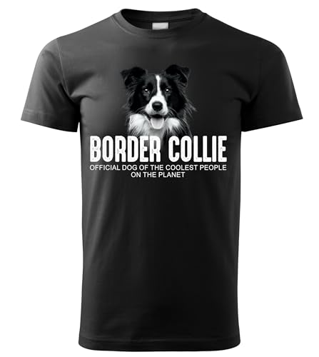 Border Collie Unisex Shirt Official Dog cool Leute lustig Hundemotiv T-Shirt Größe M von siviwonder