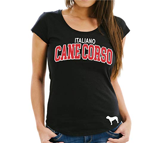 Cane Corso Damen T-Shirt Extreme Hundemotiv Italiano Cane Corz Italien Größe XL von siviwonder