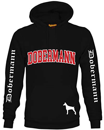 Dobermann Dobi Dobie Hund Hoodie Unisex Sweatshirt Extreme Hundemotiv Größe XXL von siviwonder