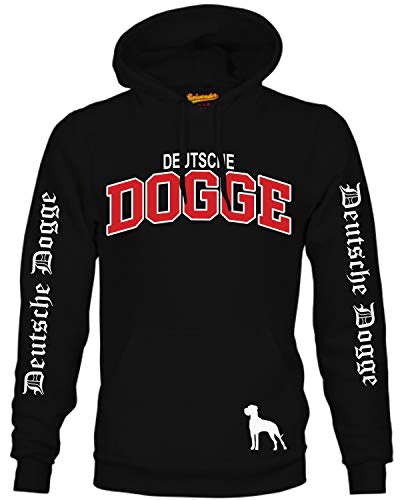 Dogge deutsche Great Dane Hund Hoodie Unisex Sweatshirt Extreme Hundemotiv Größe XL von siviwonder