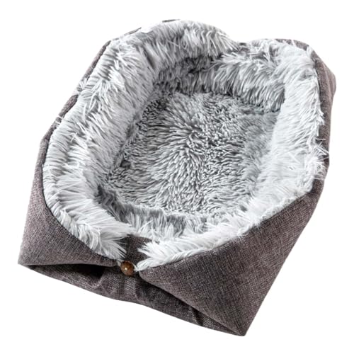 skyrabbiter Superweich Plüsch Haustierbett, Waschbare Katzenbett und HundebettPlüsch Wärmematte für Mittelgroße Hunde und Katzen, 53CM X 63CM (Mehrfarbig) (A) von skyrabbiter