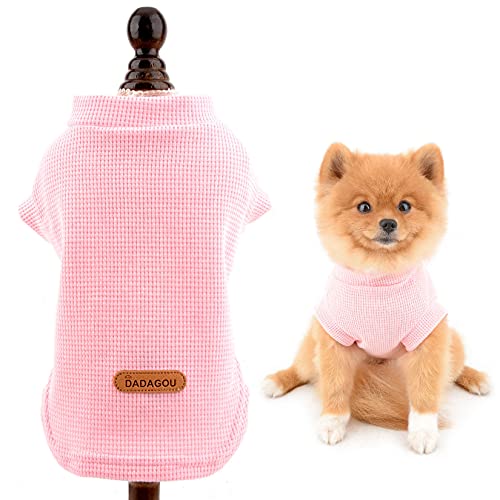 SMALLLEE_LUCKY_STORE Einfarbiges T-Shirt für kleine Hunde, Katzen, Jungen, Mädchen, ärmellos, Baumwolle von smalllee_lucky_store