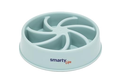 smarty life Interaktive Windmühle Slow Feeder Bowl - Hund Slow Feeder Bowl - Katze Slow Feeder - Hund Leckerli Puzzle - Katze Leckerli Puzzle - Labyrinth Hund Futternapf - Hund Feeder Puzzle - von smarty Life