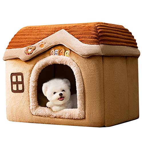 smashing Katzenhaus - Delicate Castle Enclose Pet House - Weiches und warmes Winter-Katzennest für Privatsphäre und Komfort, faltbares Katzenzubehör für kleine Hunde und Katzen von smashing