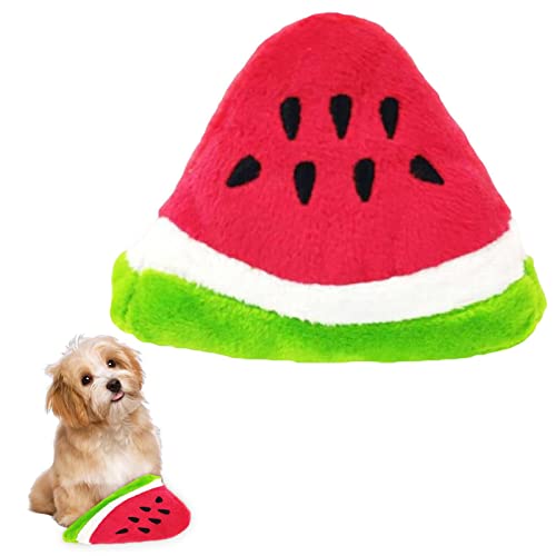 smashing Plüsch Hundespielzeug | Fruit Cute Plüsch quietschende Hundespielzeug - Kauspielzeug für Welpen, Baumwollstoff, reduziert destruktives Verhalten, viel Spaß, waschbare Geschenke für kleine von smashing