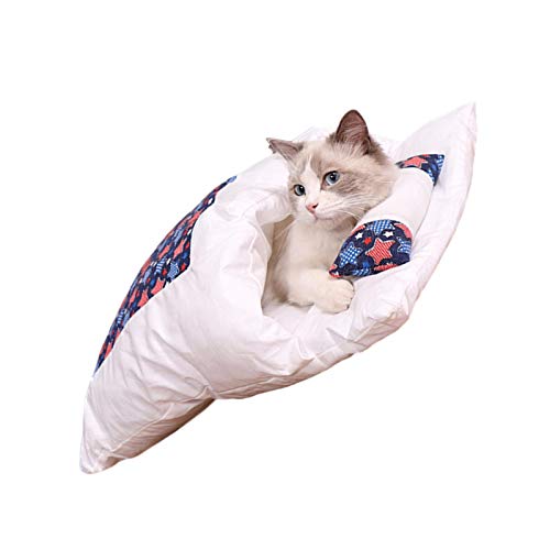 smashing Weiche Katze Schlafsack Katzenhöhle Selbstwärmendes Thermobett Matte Katzen Hunde Nest Höhlenhaus Waschbar Für Katze Hündchen von smashing