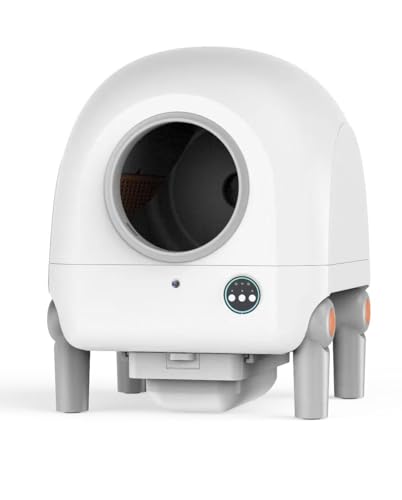 Smilesun Selbstreinigende Katzentoilette, 68L Extra große automatische Katzentoilette mit APP-Steuerung, Sicherheitsschutz, elektrische Katzentoilette mit Roboter für mehrere Katzen von smilesun