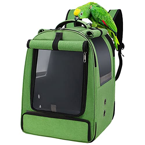 Vogel-Reiserucksack, tragbarer Haustier-Vogel-Papageien-Tragetasche, atmungsaktive Haustier-Vogel-Tragetasche, leichte Vogel-Tragetasche und Kleintiere-Reisetasche, multifunktionaler Haustier-Rucksack von smim