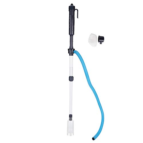 sojupcal Aquariumreiniger, elektrischer Kiessauger für Aquarien, Sandwäscher, Reinigungspumpe, Gerät zur Reinigung von Kies und Sand im Aquarium von sojupcal