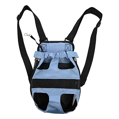 sourcing map Haustier Hund Träger Verstellbare Brust Rucksack für Katze Welpe Tote Halter Taschenriemen für Reisen im Freien Small/Medium/Large Blau S von sourcing map