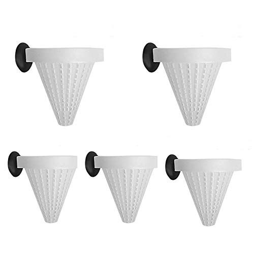 strimusimak 5Pcs/Set Aquarium Fish Tank Feeder Food Blood Worm Cone Funnel Feeding Tool-Weiß von strimusimak