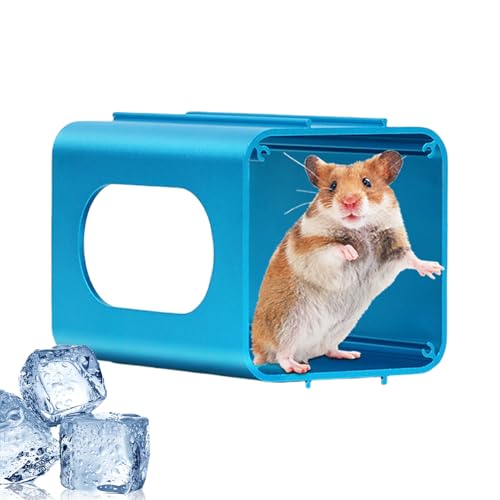 Kühltunnel Für Hamster - Hamster Haus | Hamster Sommerfrische Höhle | Metallhaus Zur Sofortigen Kühlung Für Hamster | Platzsparendes, Kühles Verstecknest Für Kleintiere Für Rennmäuse, Frettchen Kühltunnel Für Hamster - Hamster Haus | Hamster Sommerfrische Höhle | Metallhaus Zur Sofortigen Kühlung Für Hamster | Platzsparendes, Kühles Verstecknest Für Kleintiere Für Rennmäuse, Frettchen von syayw