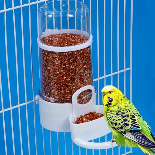 Syiyunran Tube Hanging vogelfutterspender Vogelhäuschen Vogelfutterhaus - Bird Feeder Futtersäule Transparentes Futterschale für Vögel zum Aufhängen, Futterstation zur Ganzjährigen Wildvögel Fütterung von syiyunran