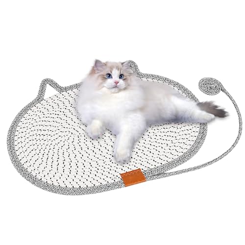 Cat Scratch Pad | Natürliche Baumwollseile Katze Kratzmatte | Katzenkratzer Matte Waschmaschine Haustier Möbel Beschützer für Innengängerstuhlbetttischtür Ecke Fahrt Cat Scratch Pad | Natürliche Baumwollseile Katze Kratzmatte | Katzenkratzer Matte Waschmaschine Haustier Möbel Beschützer für Innengängerstuhlbetttischtür Ecke Fahrt von szaluyk