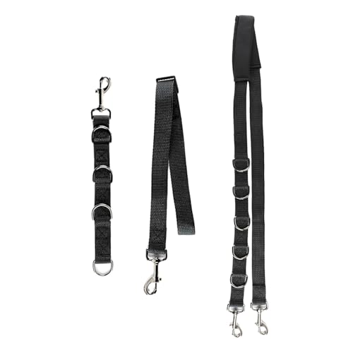 Fellpflegegurt für Haustiere, 3 x Hundeschlaufen zur Fellpflege, verstellbare Nylon-Armverlängerung für Hunde, Fellpflege-Gürtel, Nylon-Pflegetischgurte für Fellpflege, Tischpflege von szaluyk