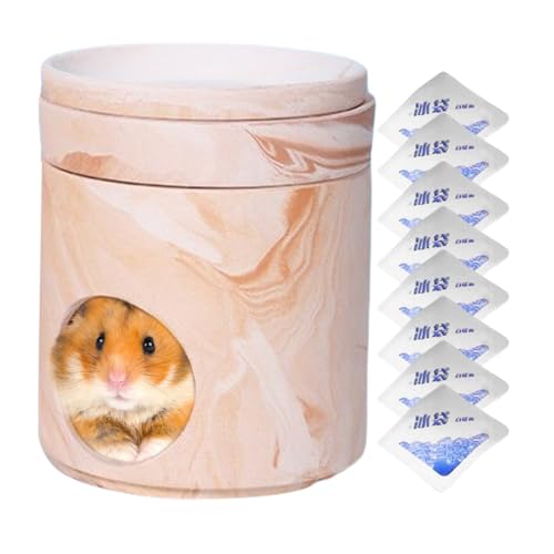 Hamsterhaus | Tierkühlraum mit 8 Eisbeutel | Tierpflegemittel zum Verstecken, Reisen, Spielen, Ausruhen | Indoor Outdoor Chinchilla Gerbil Bunny Nisting Cage Accessoires Hamsterhaus | Tierkühlraum mit 8 Eisbeutel | Tierpflegemittel zum Verstecken, Reisen, Spielen, Ausruhen | Indoor Outdoor Chinchilla Gerbil Bunny Nisting Cage Accessoires von szaluyk