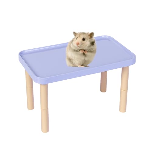 Tafit Hamsterplattform – Käfigzubehör und Spieldekoration für syrische Zwerghamster, Rennmäuse, Mäuse, Degus und andere kleine Haustiere (B x L x H): 24 x 19 x 8 - 15 cm, Lila von tafit