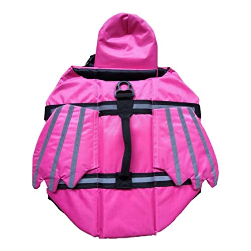 LifeJackets Hunde Schwimmweste Welpe Lebensweste Schwimmsicherheitsweste für kleine mittelgroßen Hunden Pink XS von tddouck