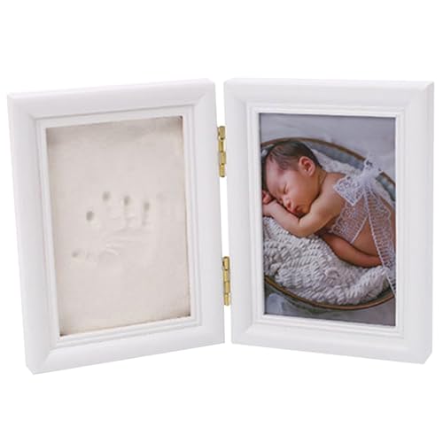 tddouck Denkmäler Begräbnishundpfoten Druck Kit Baby Print Ornament Kit Foto Frames kein Chaos Baby Safer Tintenpolster für Baby Hand und für Baby, Hunde & Katzen Familie Andenken weiß weiß von tddouck