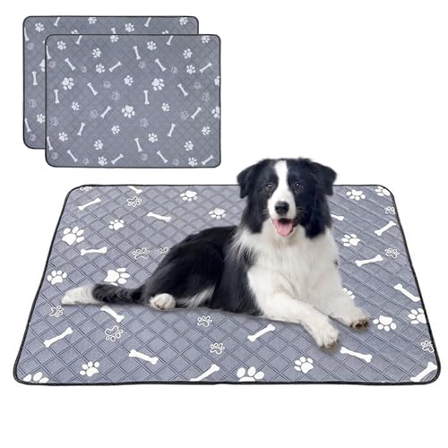 tddouck Wiederverwendbare Trainingspads waschbare Pee-Pads für Hunde 28x39 Zoll großer Antislip wiederverwendbar von tddouck