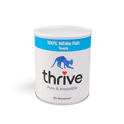 thrive Katze 100% Weißer Fisch Snacks MaxiTube von thrive