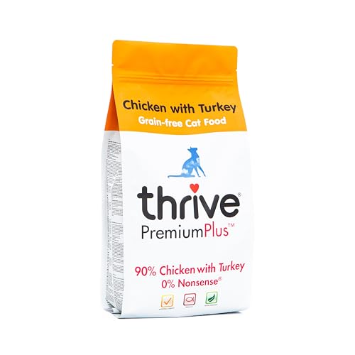 thrive Katze PremiumPlus Dry Food- Huhn mit Truthahn 1.5kg von thrive