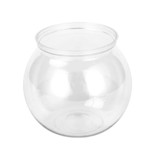 Plastics Round Aquarium Unbreakable Crystal-Clear Fish Bowls For Small Fish 4 Sizes Vases For Candy Ornament Holder Plastics Bowls Plastics Clear Round Fish Bowl von tixoacke