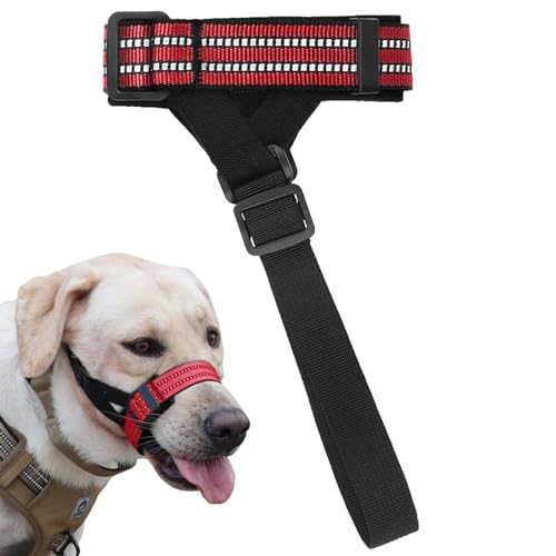 Hundemaulkörbe | Verstellbarer Hundemaulkorb mit reflektierendem Draht - Haustierzubehör für Outdoor-Aktivitäten zum Fotografieren, Zuhause, Spazierengehen, Reisen, Spielen im Freien Tongfeng von tongfeng