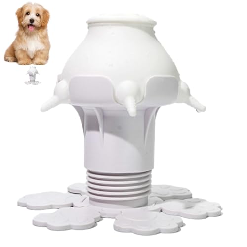 tongfeng Puppy Milk Feeder - 300ml Still-Silikonflaschen | Silikon-Silikon-Nippel Welpen-Futterspender für Welpen, Kätzchen, Kaninchen, Hunde, Katzen von tongfeng