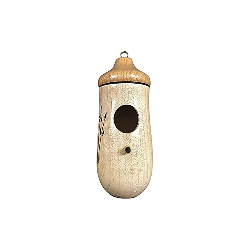 Kolibri-Haus aus Holz Vogelhaus außen, Kolibri-Schaukel-Ruheplatz, hängende Vogel-Nistkästen für Vögel, Zaunenschwalbe von tooloflife