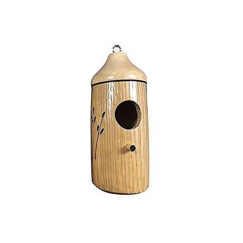 Kolibri-Haus aus Holz Vogelhaus außen, Kolibri-Schaukel-Ruheplatz, hängende Vogel-Nistkästen für Vögel, Zaunenschwalbe von tooloflife