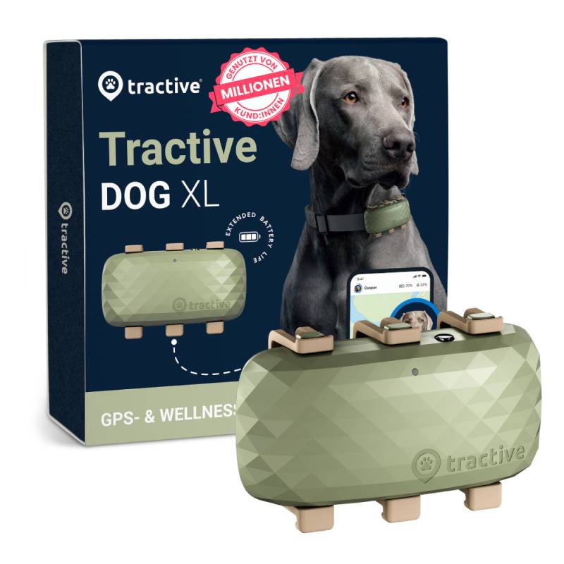 Tractive XL GPS Tracker für Hunde - 1 Stück von tractive