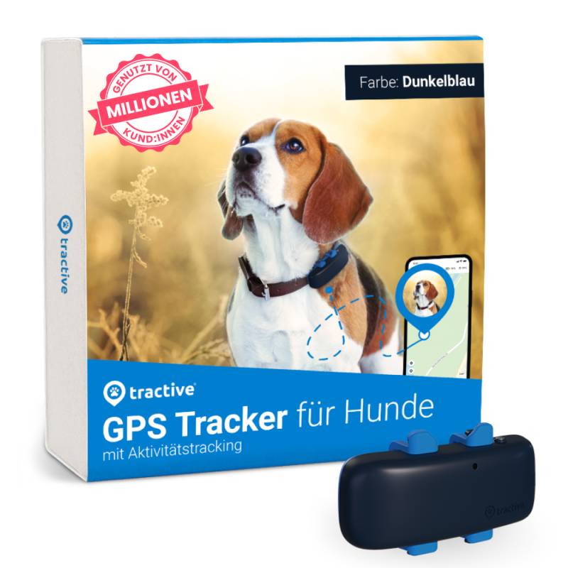 Tractive GPS Tracker für Hunde - dunkelblau von tractive