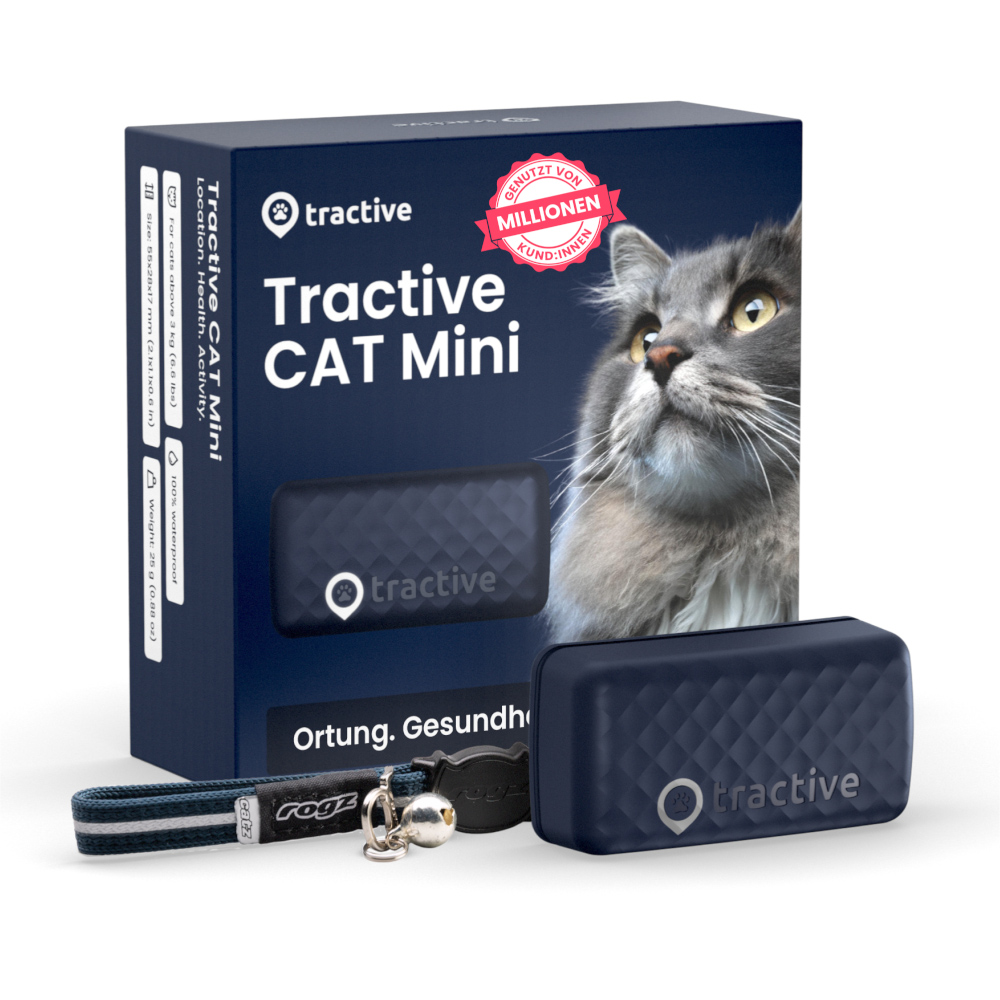 Tractive GPS Tracker für Katzen - dunkelblau Tractive GPS Tracker für Katzen - dunkelblau von tractive