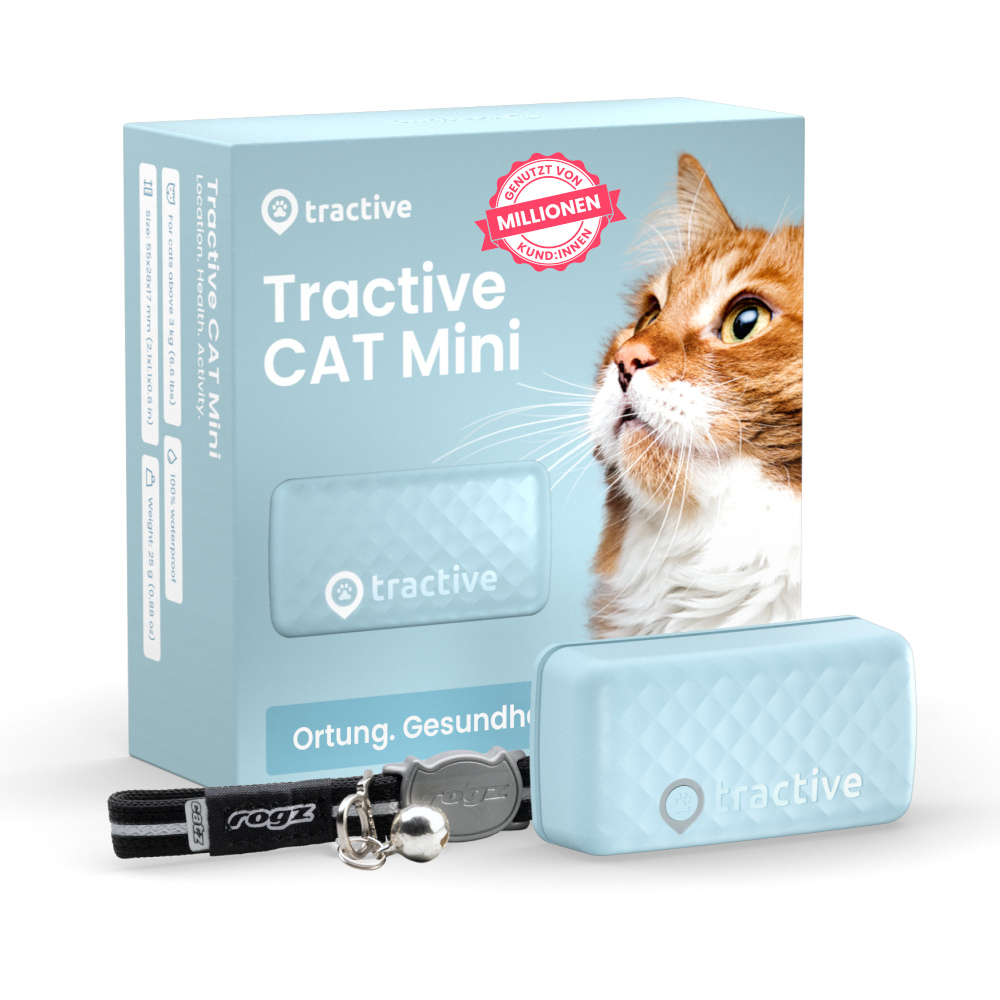 Tractive GPS Tracker für Katzen - mint von tractive